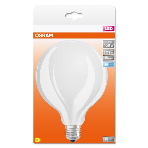 OSRAM lampe LED, Culot, E27, Blanc froid, 4000 K…