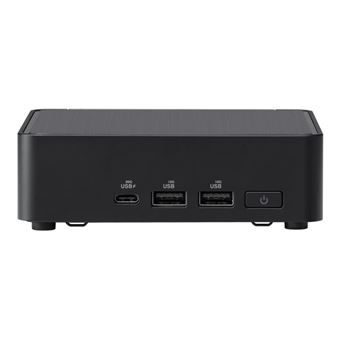 ASUS NUC 14 Pro RNUC14RVKV5068C2I - Mini PC Core Ultra 5 125H / jusqu'à 4.5 GHz - RAM 16 Go - SSD 512 Go - Intel Arc Graphics - IEEE 802.11ax (Wi-Fi 6E), Gigabit Ethernet, 2.5 Gigabit Ethernet, Bluetooth 5.3 - Win 11 Pro - moniteur : aucun - noir