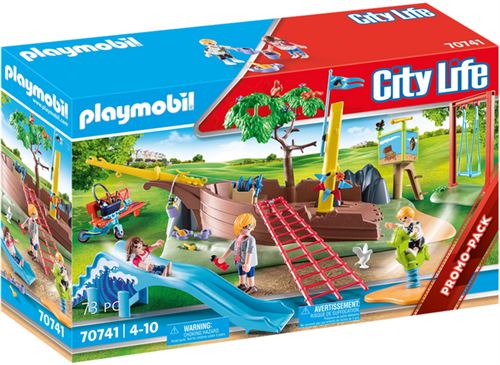 Playmobil City Life 70741 Parc De Jeux Pour Enfants