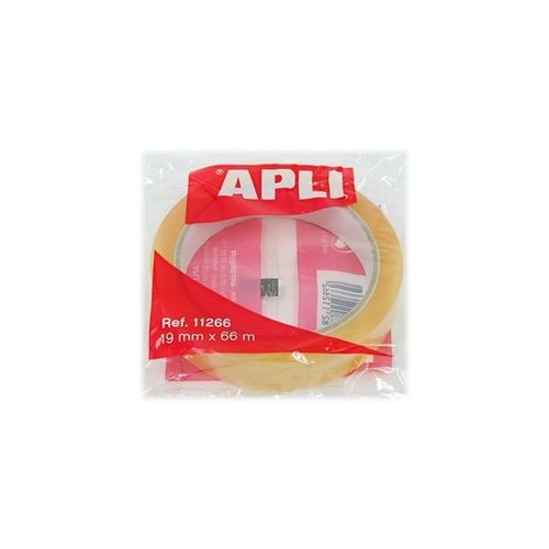 Rouleau D'Adhésif Transparent 19Mm X 66M Apli 11266