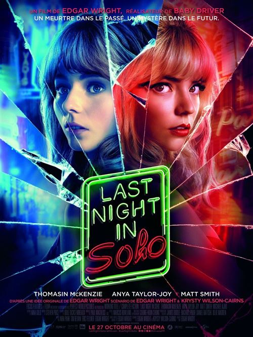 Affiche de Cinéma Originale - Last Night In Soho - 2021 - Thomasin Mckenzie - 118x158cm