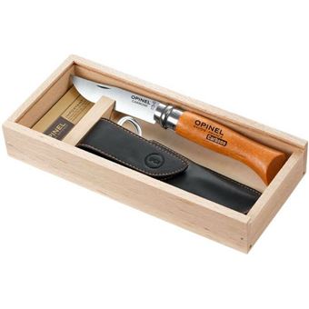 Ensemble couteau et pochette en acier au carbone - 1