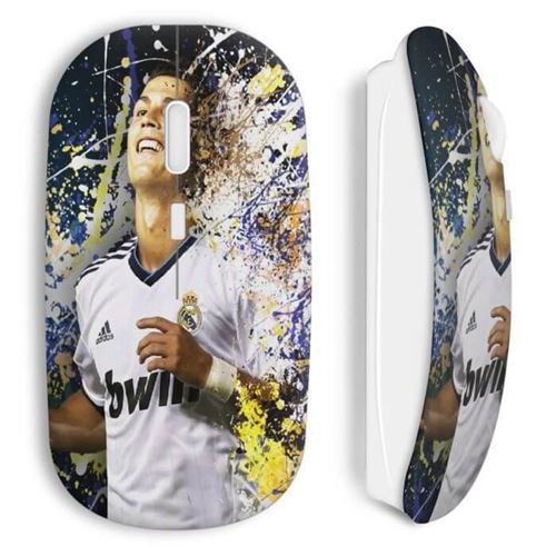 MANIACASE Souris Cristiano Ronaldo wallpaper Football Sans Fil ()