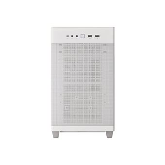 ASUS Prime AP201 - Petite tour - micro ATX - pas d'alimentation - blanc - USB/Audio