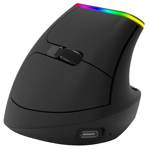 Ordissimo - Souris Verticale - Ergonomique - Pour Droitiers - Sans Fil