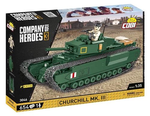 Cobi Company of Heroes - 3046 Char Churchill Mk.III (Jeu de Construction)