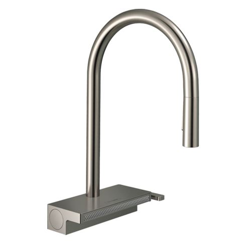 Hansgrohe - mitigeur cuisine 170,avec douchette extractible 3 jets, sBox aspect acier inox