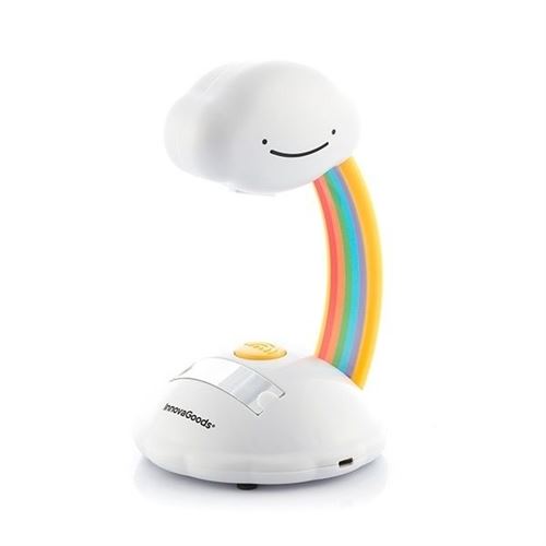 Non Communiqué Multi Veilleuse Pour Enfant Nuage Avec Projection Arc-En-Ciel Lampe
