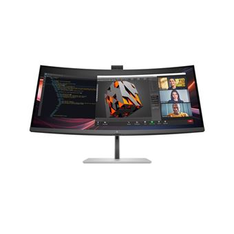 HP 734pm - Series 7 Pro - écran LED - incurvé - 34" - 3440 x 1440 WQHD @ 120 Hz - IPS Black - 400 cd/m² - 2000:1 - DisplayHDR 400 - 5 ms - Thunderbolt 4, HDMI, DisplayPort, USB-C - haut-parleurs - noir, argent - 1