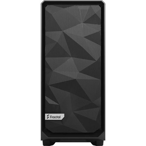 Fractal Design Meshify 2 Compact Light Tempered Glass - MDT - ATX - zijpaneel met raam (gehard glas) - geen voeding (ATX) - zwart - USB/Audio