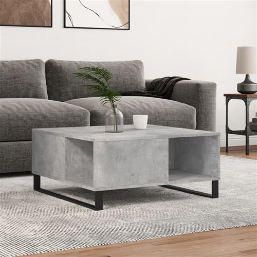 Vidaxl Gris Table Basse - Béton - Image 3