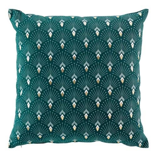 Non Communiqué Imprimé Coussin Déco "Alden" 45X45cm Vert