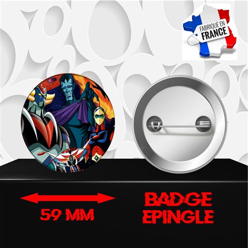 Badge à épingle 59 mm Manga Goldorak 203