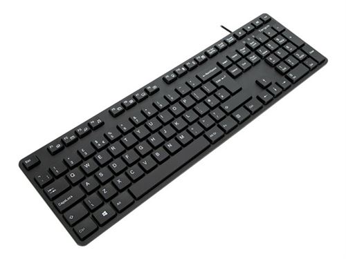 Targus - Clavier - antimicrobien - antimicrobienne - USB - QWERTY - R.-U. - noir