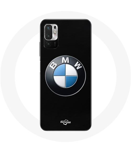 Funda para Xiaomi Redmi Note 10T 5G Logo BMW fondo negro