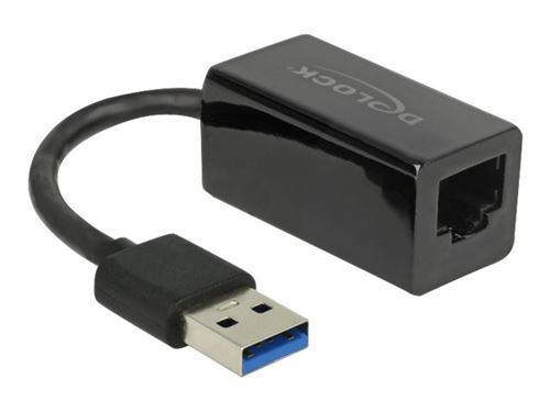 DeLock Adaptateur r&eacute;seau USB 3.1 Gen 1 Gigabit Ethernet x 1 noir