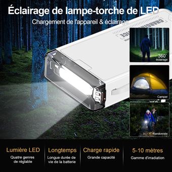 Batterie Externe Magnétique 5000mAh 20W - Charge Sans Fil Pour IPhone 12-16, Entrée USB-C - 11