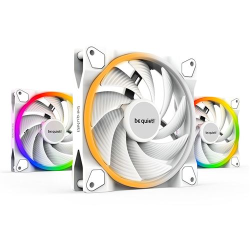Be Quiet! Blanc Light Wings White - High-Speed - Triple-Pack 140Mm Argb/Pwm - Image 3