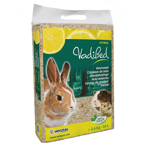Copeaux de bois agrumes 56 litres . 3.6 kg pour rongeurs. - Vadigran - VA-5823