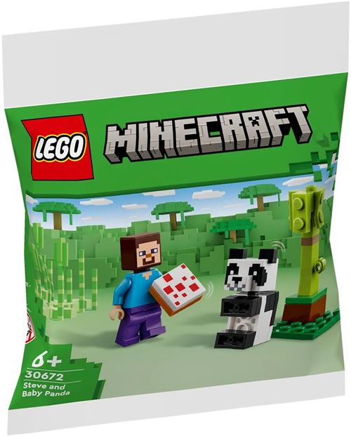 LEGO® Minecraft™ 30672 Steve et le bébé panda