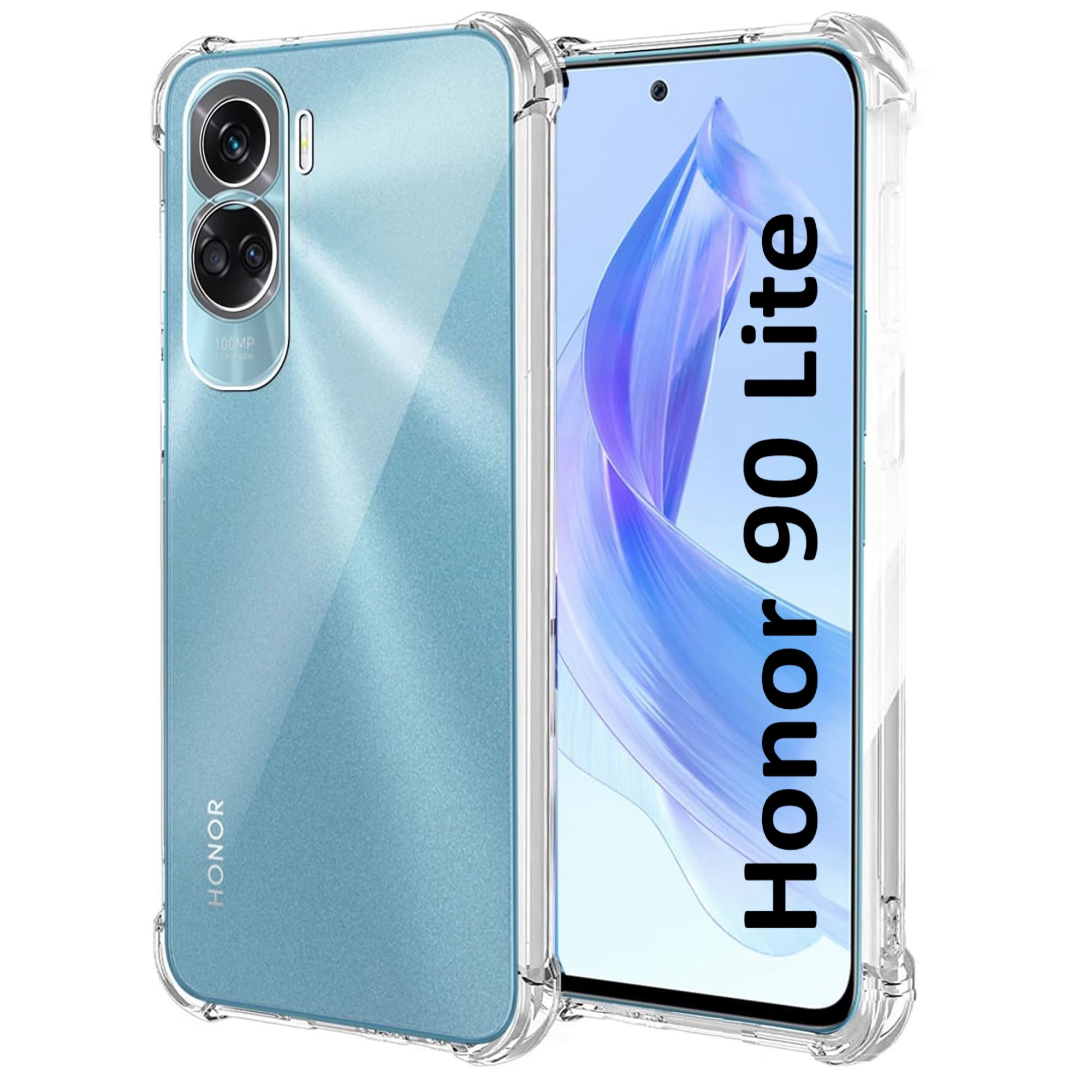 Cresee Coque Honor 90 5G, avec Protection Caméra, Coins Renforcés Étui Housse Transparente