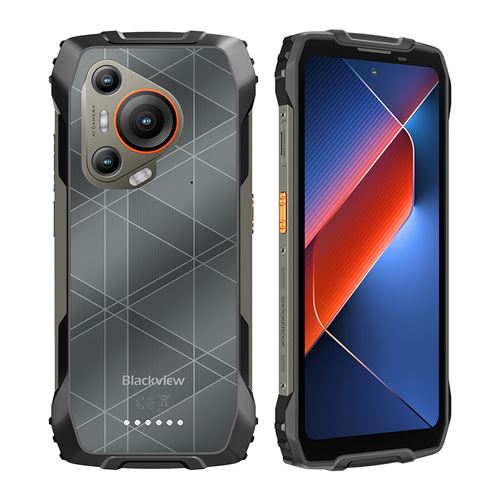 Smartphone Blackview BL7000 Gris : 6.78 ,8Go+256Go+2To, 7500mAh, Android 15,Empreinte digitale, Dual SIM 5G, NFC,Téléphone Portable-357g