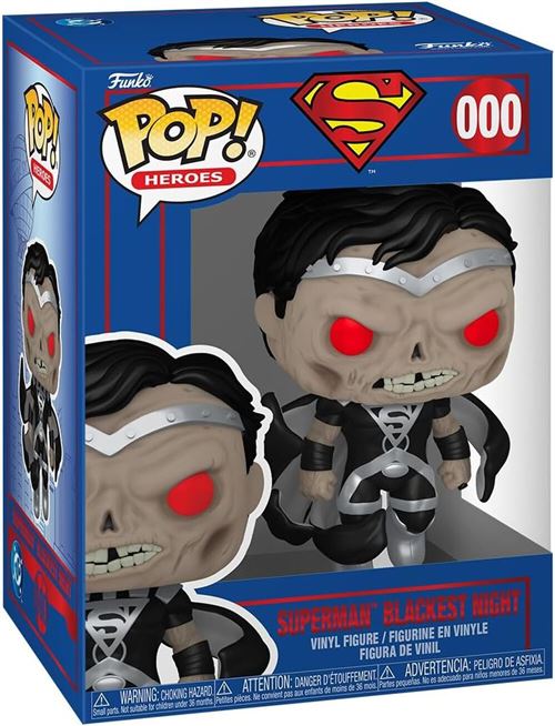 Funko Noir Figurine Dc Comics Superman - Superman Blackest Night - Image 3