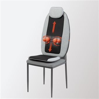 Sharper Image Masseur avec l’option chauffant pour chaises/fautueils - 4-têtes Shiatsu - 1