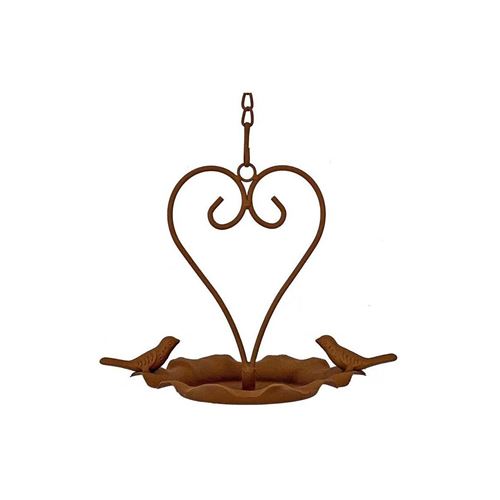 Meilleurs prix pour La Grande Prairie - Mangeoire oiseaux suspendue Love 22 x 15 x 46 cm