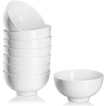 DOWAN Petits bols à dessert de 300 ml - Bols à céréales en céramique de 11 cm, ensemble de 8 - 1