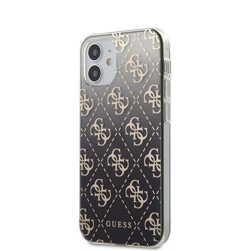 Guess Coque pour iPhone 12 Mini dégradée - noir