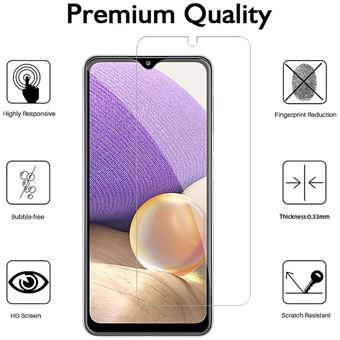 Protection d'écran pour smartphone NOVAGO 2 Films de protection écran verre  trempé pour Samsung Galaxy A32 5G / A42 5G []