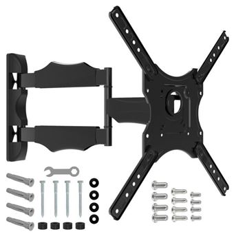 Nanook Support Mural Orientable Pour Téléviseurs 32-55 Pouces - Inclinable - Support Mural Pour Téléviseurs Lcd, Led, Qled Et Oled - 1