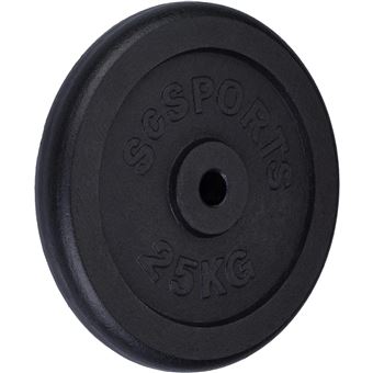 Haltère Hop-Sport 2en1 Set d'haltères en fonte modulable 2 haltères 1