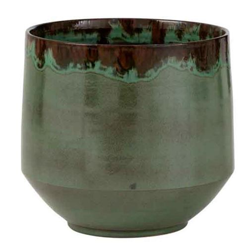 Cache-Pot en Céramique Aline 32cm Vert