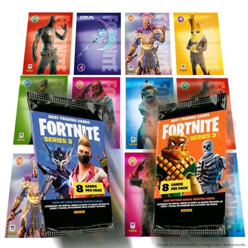 Lot de 36 cartes à collectionner Fortnite panini Epic Games - Jeux & Jouets