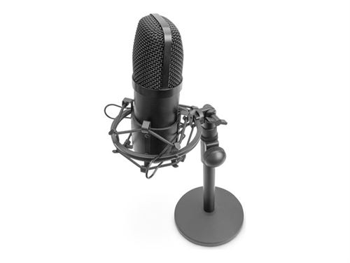DIGITUS - Microphone - USB - noir