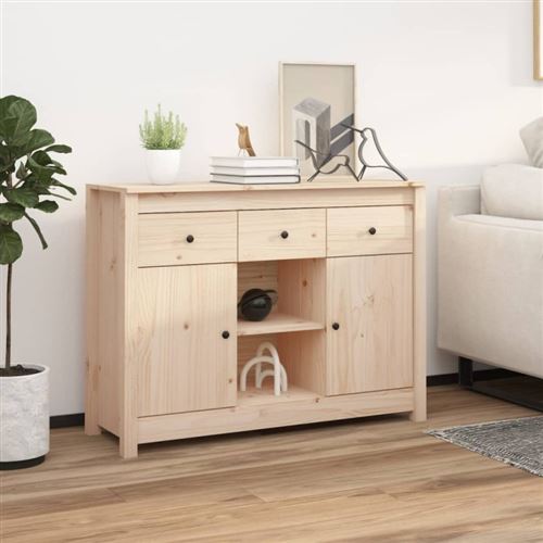 vidaXL Buffet 100x35x74,5 cm Bois massif de pin