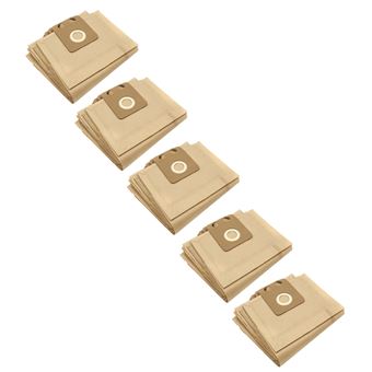 vhbw 50x sacs compatible avec Nilfisk / Alto VP 300 Hepa aspirateur - papier, marron - 1