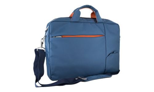 Atlantis Linea Premium S410 Delux - Sacoche pour ordinateur portable - 15.6 - bleu, orange