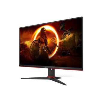 AOC Gaming 24G2ZE/BK - Écran LED - jeux - 23.8" - 1920 x 1080 Full HD (1080p) @ 240 Hz - IPS - 350 cd/m² - 1000:1 - 0.5 ms - 2xHDMI, DisplayPort - noir, rouge
