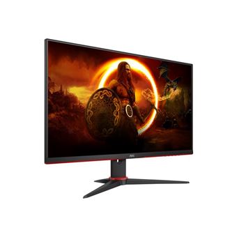 AOC Gaming 24G2ZE/BK - Écran LED - jeux - 23.8" - 1920 x 1080 Full HD (1080p) @ 240 Hz - IPS - 350 cd/m² - 1000:1 - 0.5 ms - 2xHDMI, DisplayPort - noir, rouge