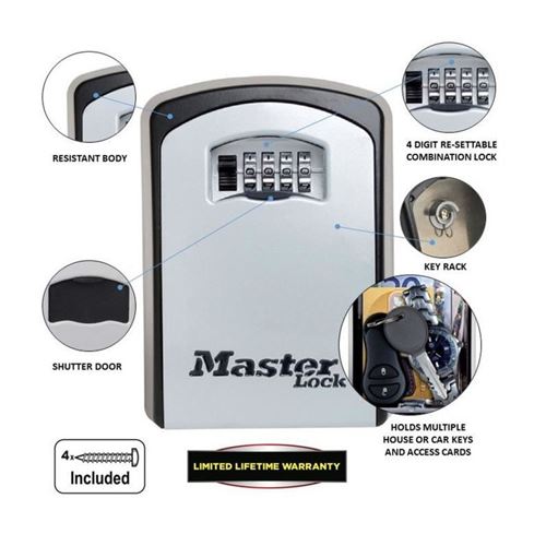 Boîte à clé sécurisée - Masterlock 
