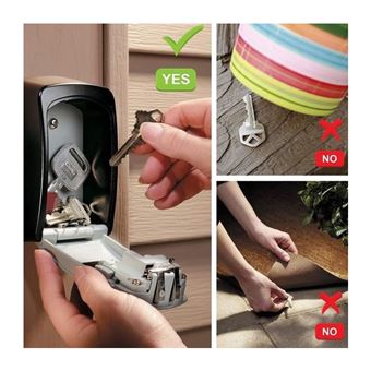 Master Lock Boite A Clés Sécurisée - Format Xl - Coffre A Clé - Rangement Tres Grande Capacité