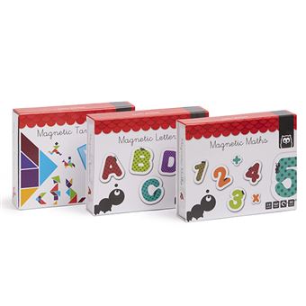 Lettres magnetiques 40 pieces Eurekakids pour enfants de 3 à 8 ans