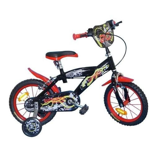 Velo Enfant Garcon - 14 - 4/7 Ans - Noir Et Rouge