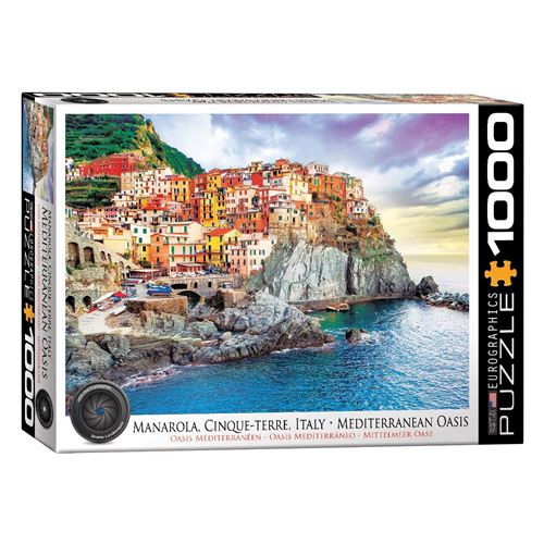 Puzzle Eurographics - Manarola, Cinque-Terre, Italie, 1000 pièces - Puzzle  - Achat & prix