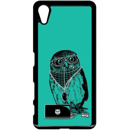 Coque Sony Xperia X Performance Hiboux Geek Fond Vert