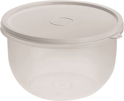 Boite ronde couvercle blanc