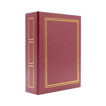 Album photo pochettes Rouge foncé 100 photos 11X15 ...